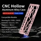GH60 Powder Spraying Hollow Alu-alloy Case for Mechanical Keyboard Wooting 60 / 60HE+ GH60 Madlions mad60